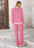 PRETTYGARDEN Lounge Sets for Women Fall Loungewear 2 Piece Outfits Cardigan Sweaters Track Suit Matching Winter Clothing