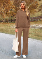 PRETTYGARDEN 2 Piece Sets For Women Fall Sweatsuits Outfits Lounge Matching Hoodie Set Travel Track Suits Winter Clothes