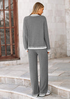 PRETTYGARDEN Lounge Sets for Women Fall Loungewear 2 Piece Outfits Cardigan Sweaters Track Suit Matching Winter Clothing