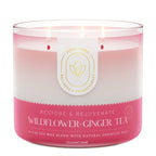 Wildflower Ginger Tea Aromatherapy 3-Wick Candle