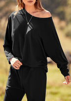 PRETTYGARDEN Women's Fall 2 Piece Lounge Set Long Sleeve Tops Ribbed Pants Spring Matching Sweatsuit Travel Outfits Clothes