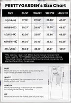 PRETTYGARDEN Women Fall Long Sleeve Smocked Maxi Dress Casual Square Neck Swiss Dot Tiered Ruffle Flowy Spring Pocket Dresses