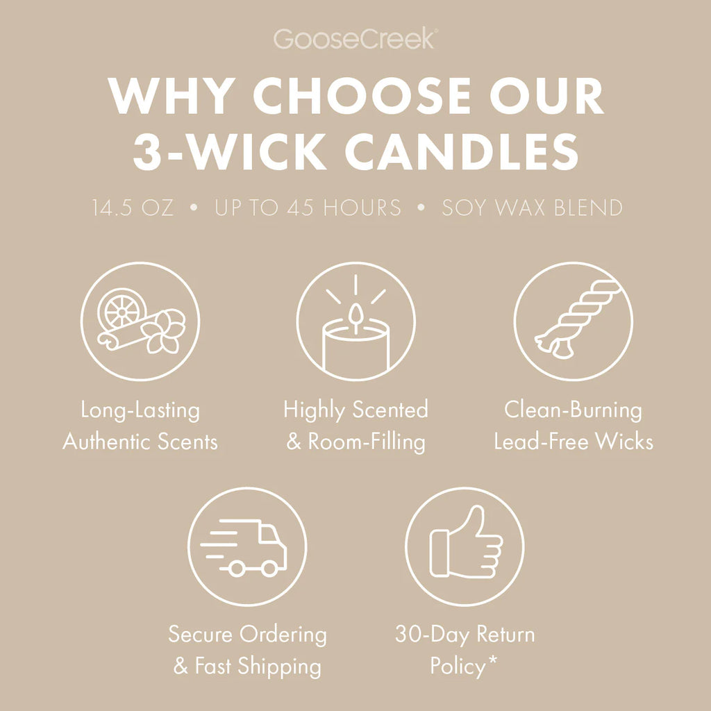 Pure White Sands 3-Wick Candle