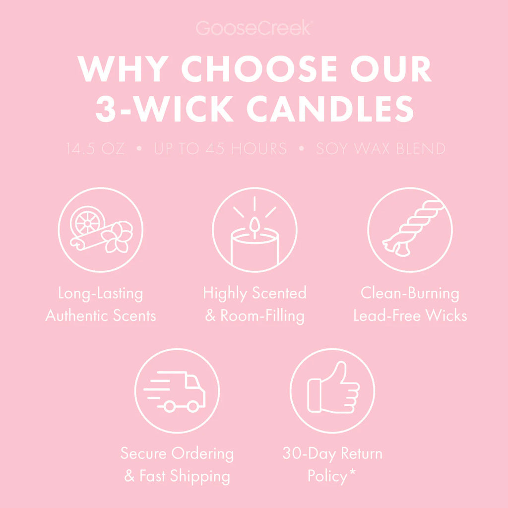 Pink Bubble Gum 3-Wick Candle
