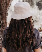 Corduroy Bucket Hat - Light Beige - FINAL SALE