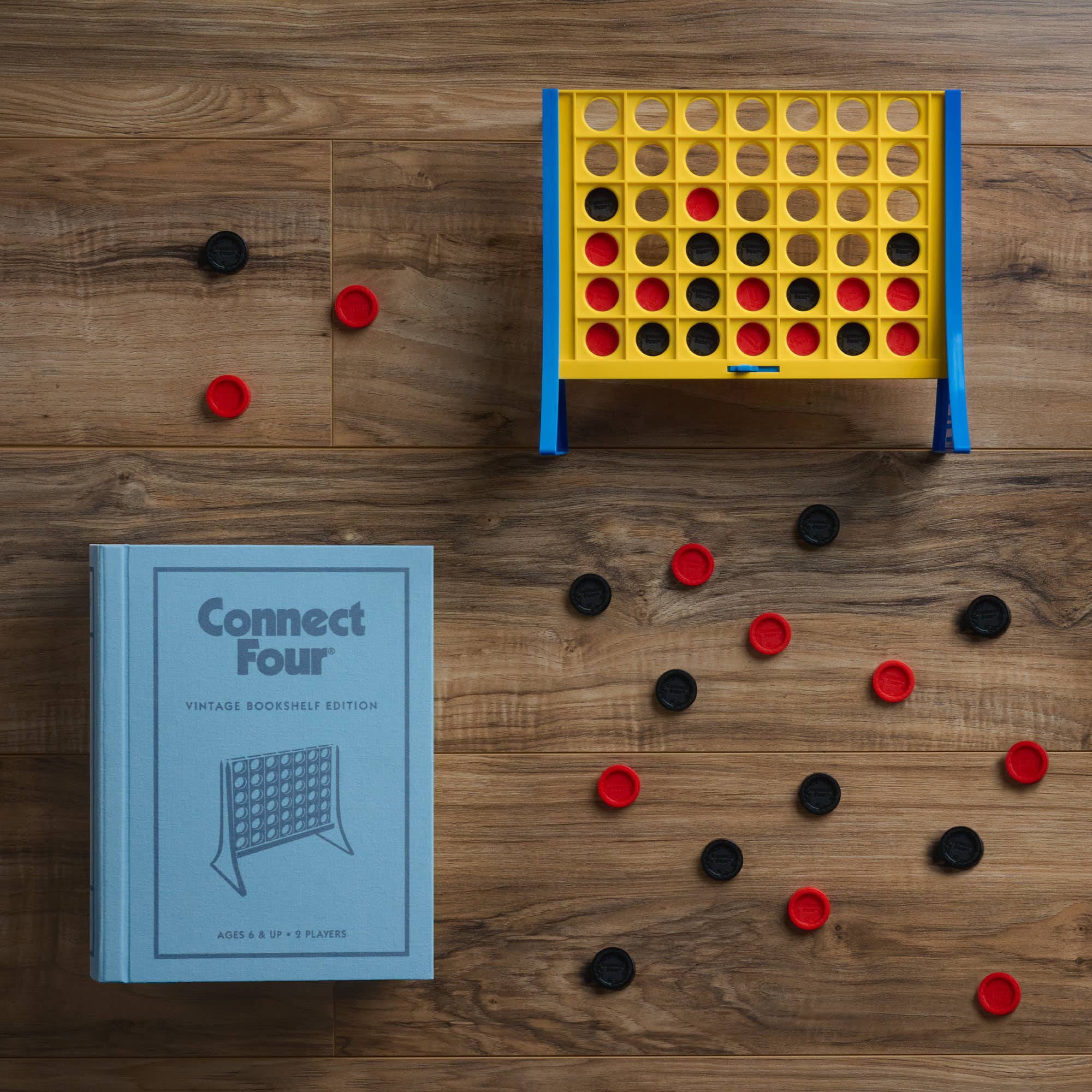 Board Game: Connect 4 Vintage Bookshelf Edition