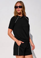 PRETTYGARDEN Sweatsuits Women 2 Piece Outfit Summer Lounge Shorts Sets Matching Spring Travel Beach Vacation Clothes
