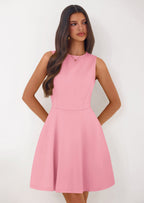 PRETTYGARDEN A Line Dresses for Women Elegant Classy Sleeveless Summer Short Tank Cocktail Party Spring Mini Dress