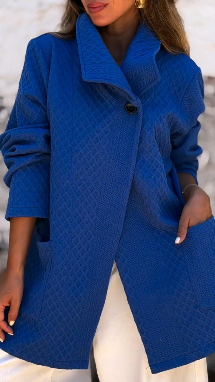 Women Collar Style Casual Coat
