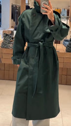 Women Standing Collar Style Casual Windbreaker