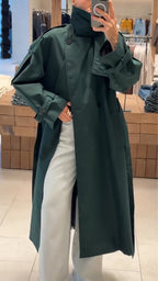 Women Standing Collar Style Casual Windbreaker
