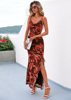 PRETTYGARDEN Women's Summer Floral Maxi Dress Spaghetti Strap Mesh Spring Wedding Guest Dresses Beach Vacation Sundress