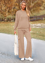 PRETTYGARDEN 2 Piece Sets For Women Fall Sweatsuits Outfits Lounge Matching Hoodie Set Travel Track Suits Winter Clothes