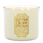 Buttercream Sprinkles 3-Wick Candle