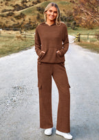 PRETTYGARDEN 2 Piece Sets For Women Fall Sweatsuits Outfits Lounge Matching Hoodie Set Travel Track Suits Winter Clothes