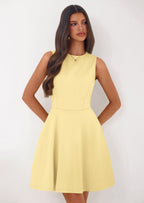 PRETTYGARDEN A Line Dresses for Women Elegant Classy Sleeveless Summer Short Tank Cocktail Party Spring Mini Dress