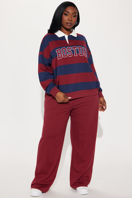 Sporty Day Wide Leg Pant Set
