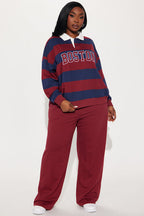 Sporty Day Wide Leg Pant Set