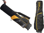 Deluxe Golf Travel Mate CarryOn Rolling Wheel Golf cart Bag case with TSA Lock and Protection Cover