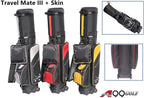 Deluxe Golf Travel Mate CarryOn Rolling Wheel Golf cart Bag case with TSA Lock and Protection Cover