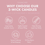 Strawberry Coconut Milk 3-Wick Candle
