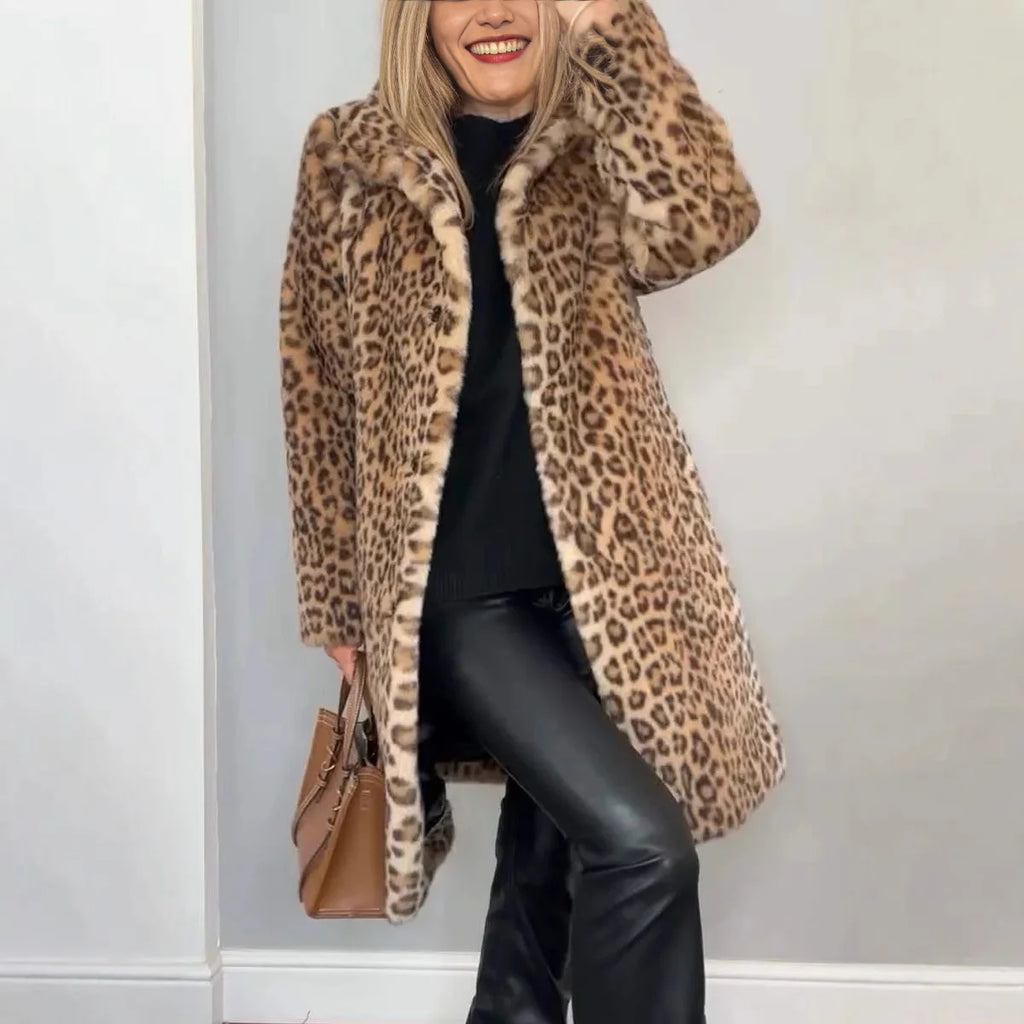 FURIA | Manteau Léopard Stylé