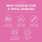 Odor Eliminating Dragonfruit Splash 3-Wick Candle