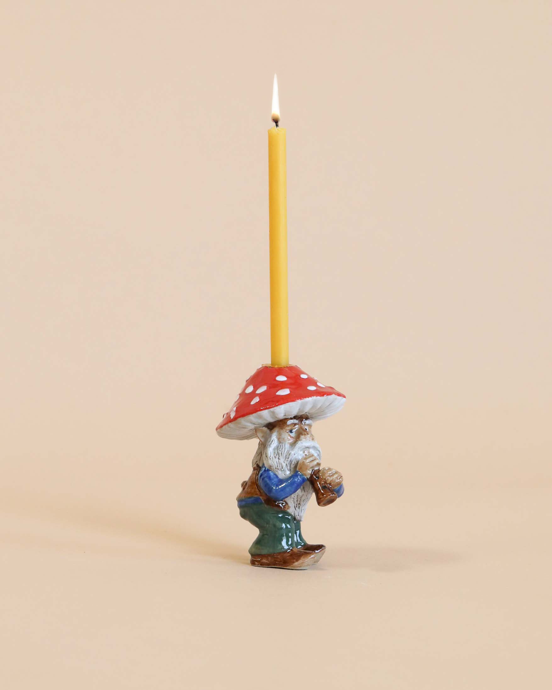 Mushroom Gnome Cake Topper - Final Sale