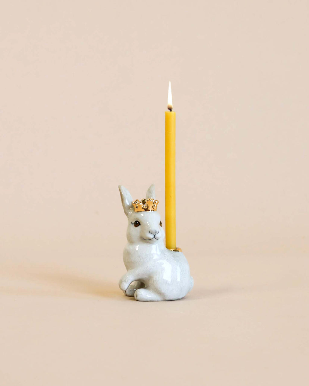 Royal White Rabbit Cake Topper - Final Sale