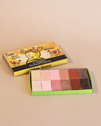 Organic Beeswax Crayons: 12 SkinTones in Blocks