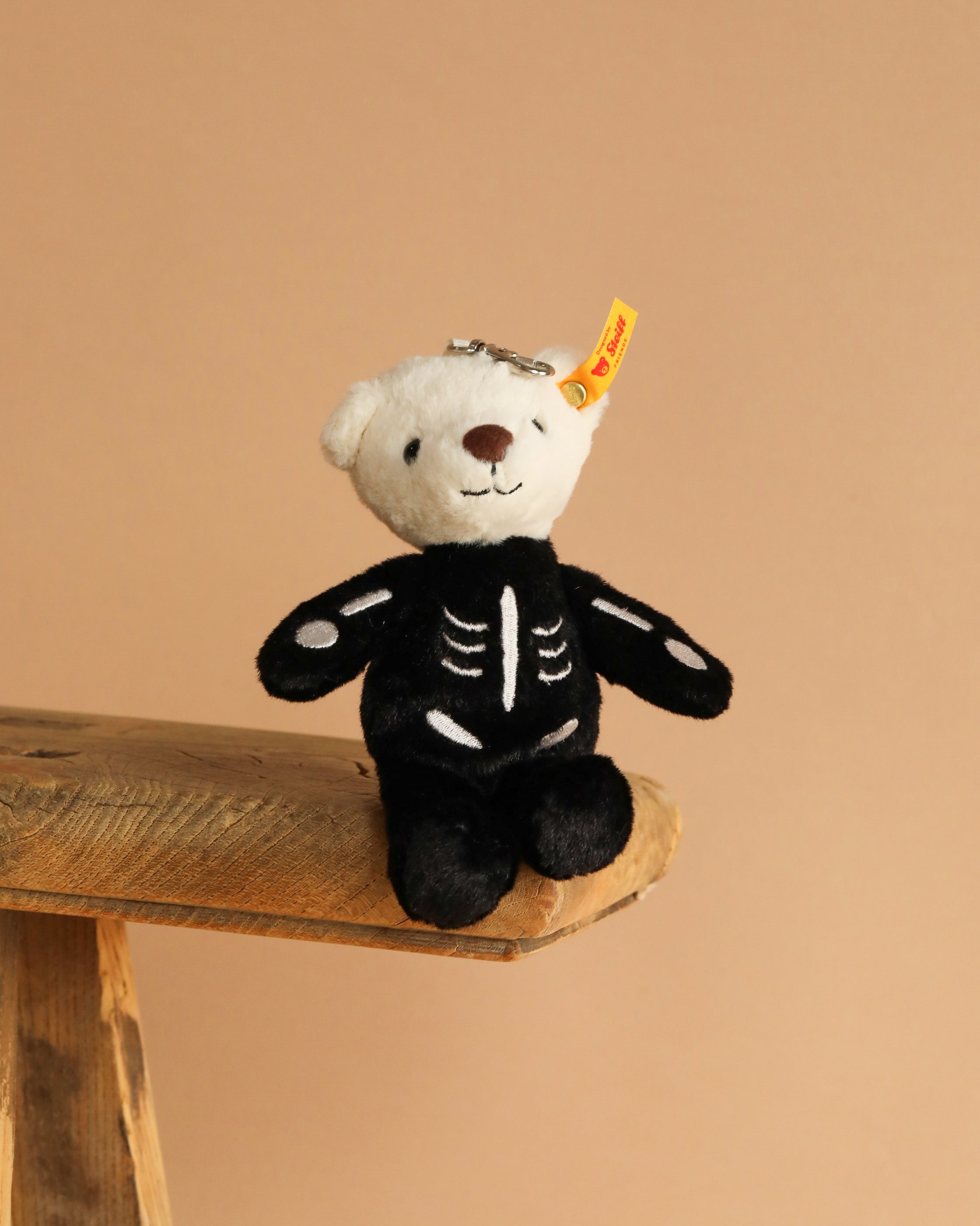 Steiff Mr. Bones Teddy Bear Keychain