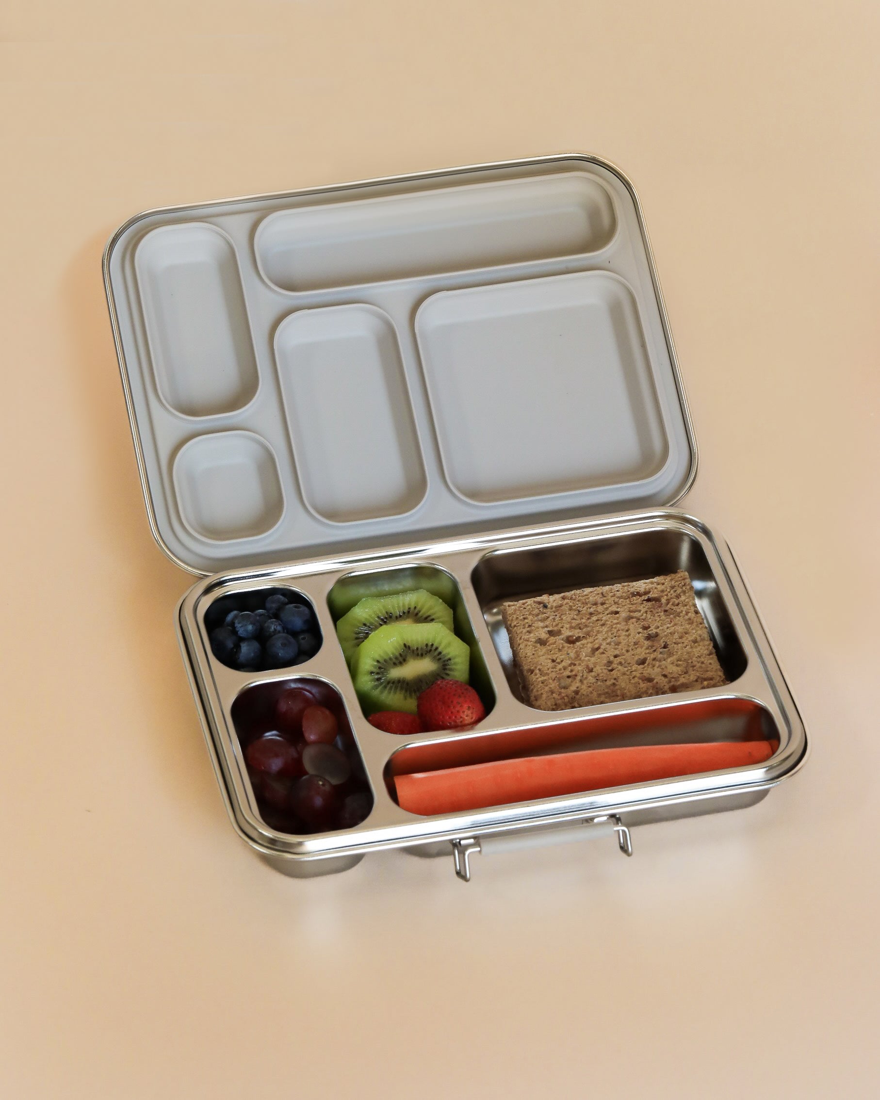 Haps Nordic - Stainless Steel Lunch Box - Multi-Compartment