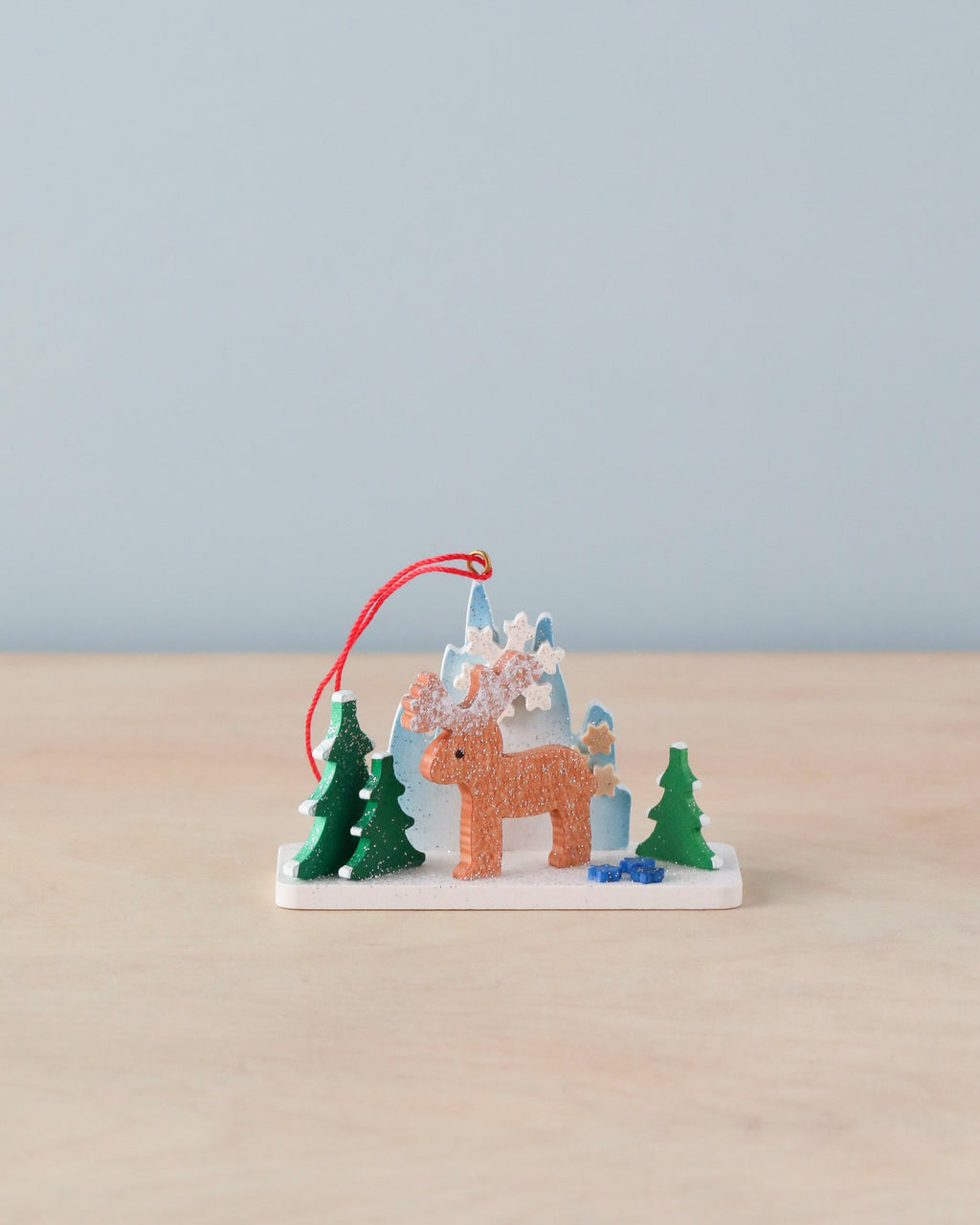 Christian Ulbricht Ornament - Ice Landscape With Reindeer