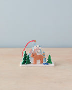 Christian Ulbricht Ornament - Ice Landscape With Reindeer
