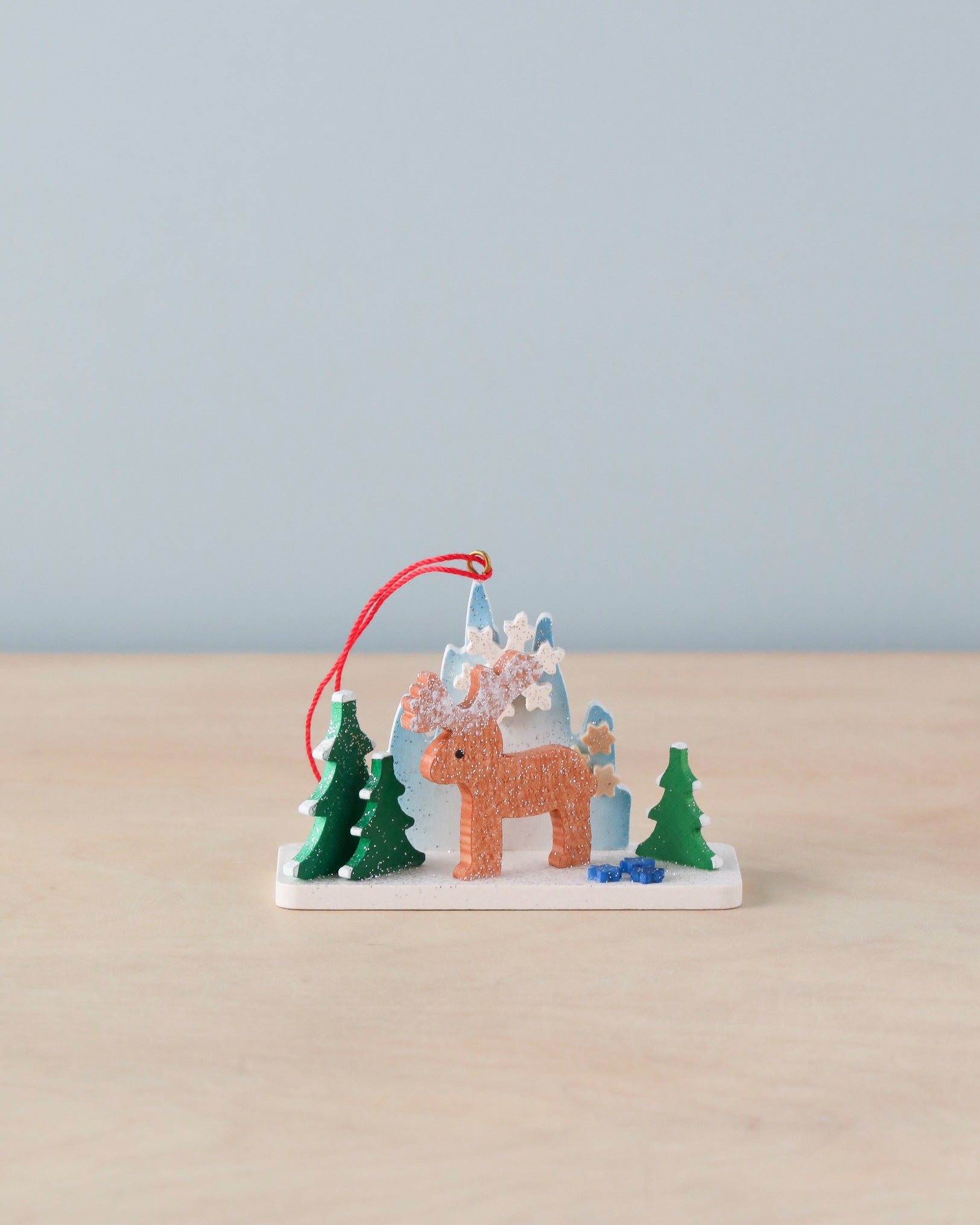 Christian Ulbricht Ornament - Ice Landscape With Reindeer