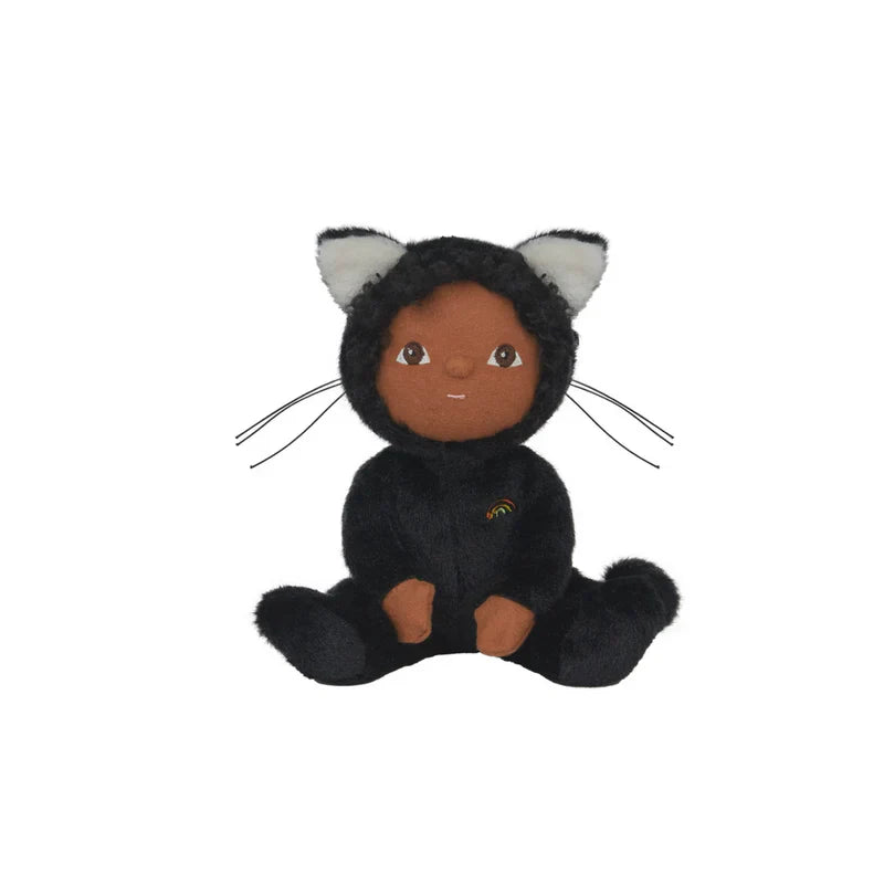 Olli Ella Dinky Dinkum Doll - Carson Cat - Black