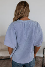 Lorraine Pinstripe Top