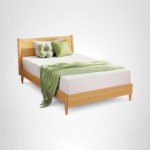 EGOHOME 14 Inch King Mattress, Memory Foam Mattress in a Box with Cooling Green Tea Gel, Relieve Pressure with Medium Support, CertiPUR-US Certified, 80''L x 76''W, White