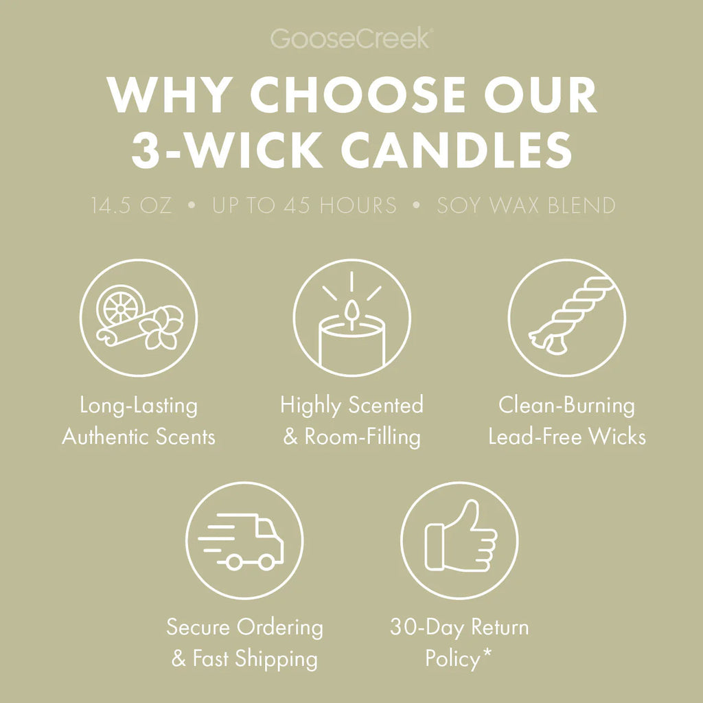 Odor Eliminating Warm & Welcome 3-Wick Candle