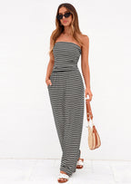PRETTYGARDEN Summer Sets Women 2 Piece Outfits Matching Striped Loungewear Spring Airport Travel Beach Vacation Clothes