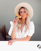Joanna Straw Hat - Ivory