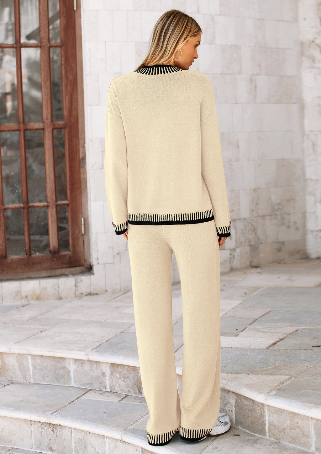 PRETTYGARDEN Lounge Sets for Women Fall Loungewear 2 Piece Outfits Cardigan Sweaters Track Suit Matching Winter Clothing
