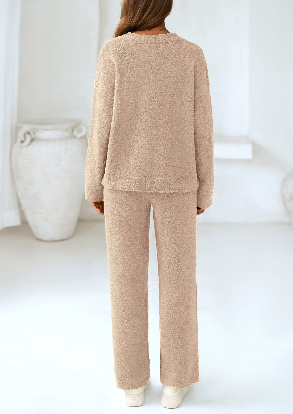 PRETTYGARDEN Lounge Sets for Women Two Piece Sweaters Pajama Set Fall Fashion Loungewear Outfits Matching Winter Clothes