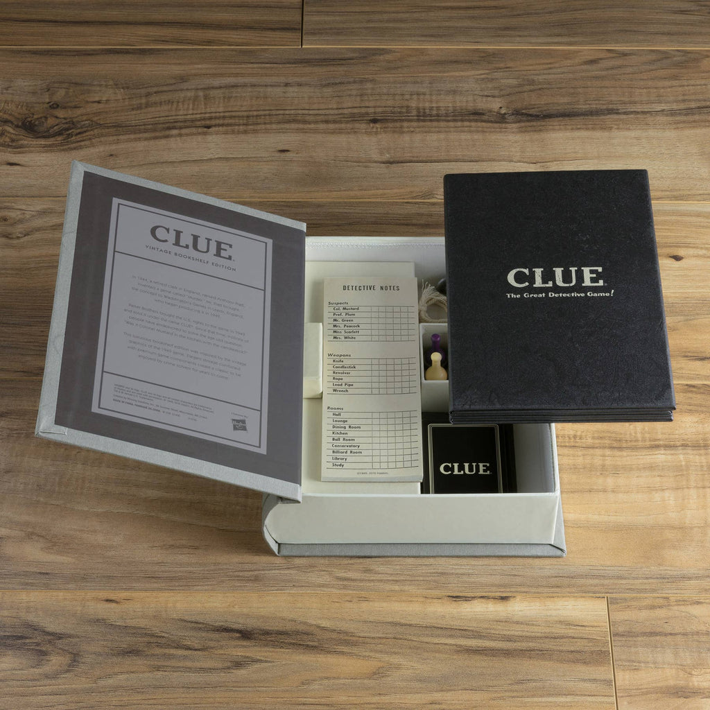 Board Game: Clue Vintage Bookshelf Edition