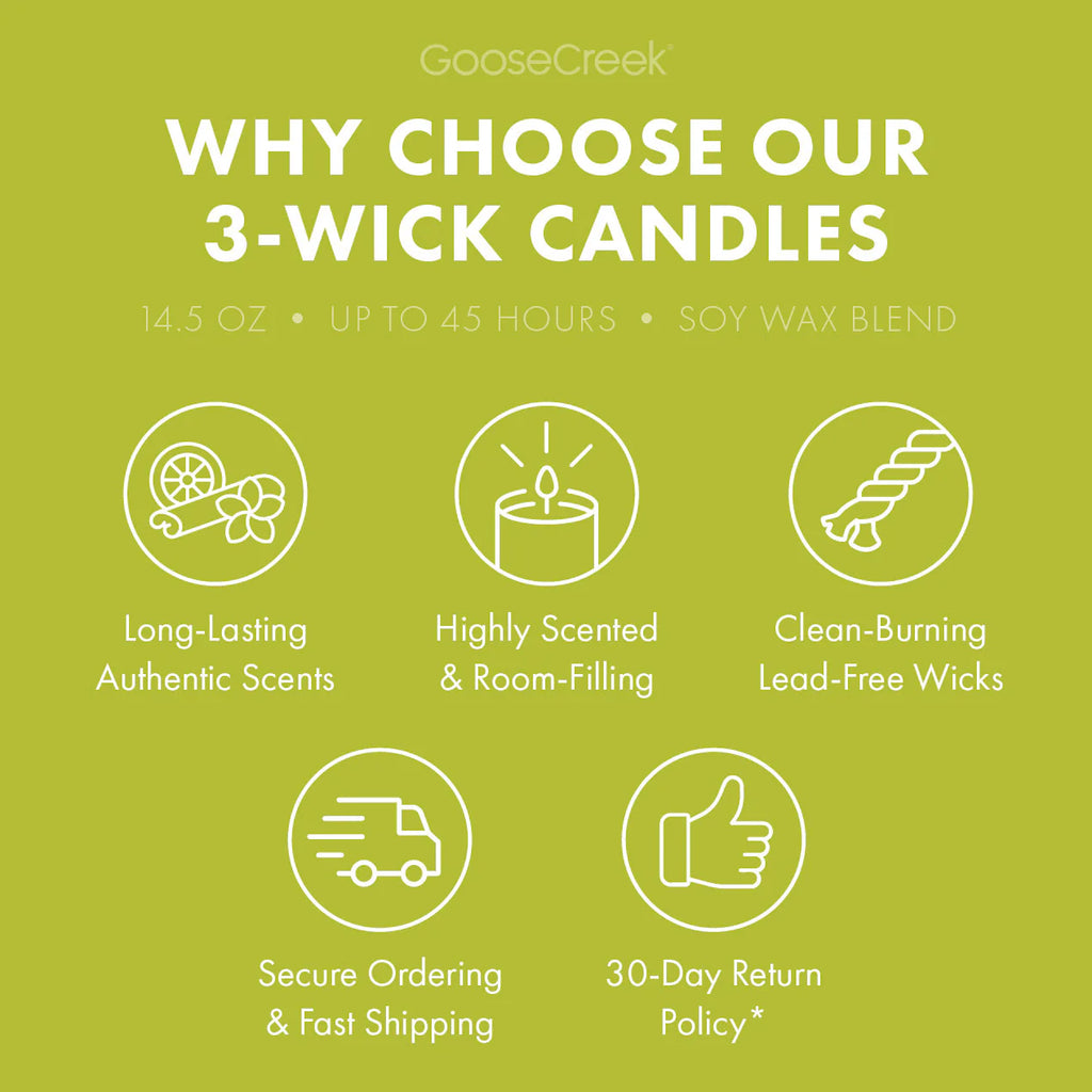 Lemongrass & Sage Aromatherapy 3-Wick Candle