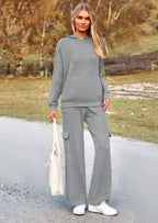 PRETTYGARDEN 2 Piece Sets For Women Fall Sweatsuits Outfits Lounge Matching Hoodie Set Travel Track Suits Winter Clothes