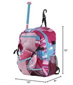 Rawlings | REMIX Backpack Equipment Bag | T-Ball & Youth Baseball/Softball-| USA,(Pack of 6)