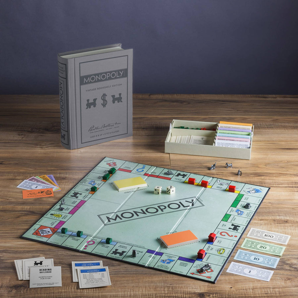 Board Game: Monopoly Vintage Bookshelf Edition