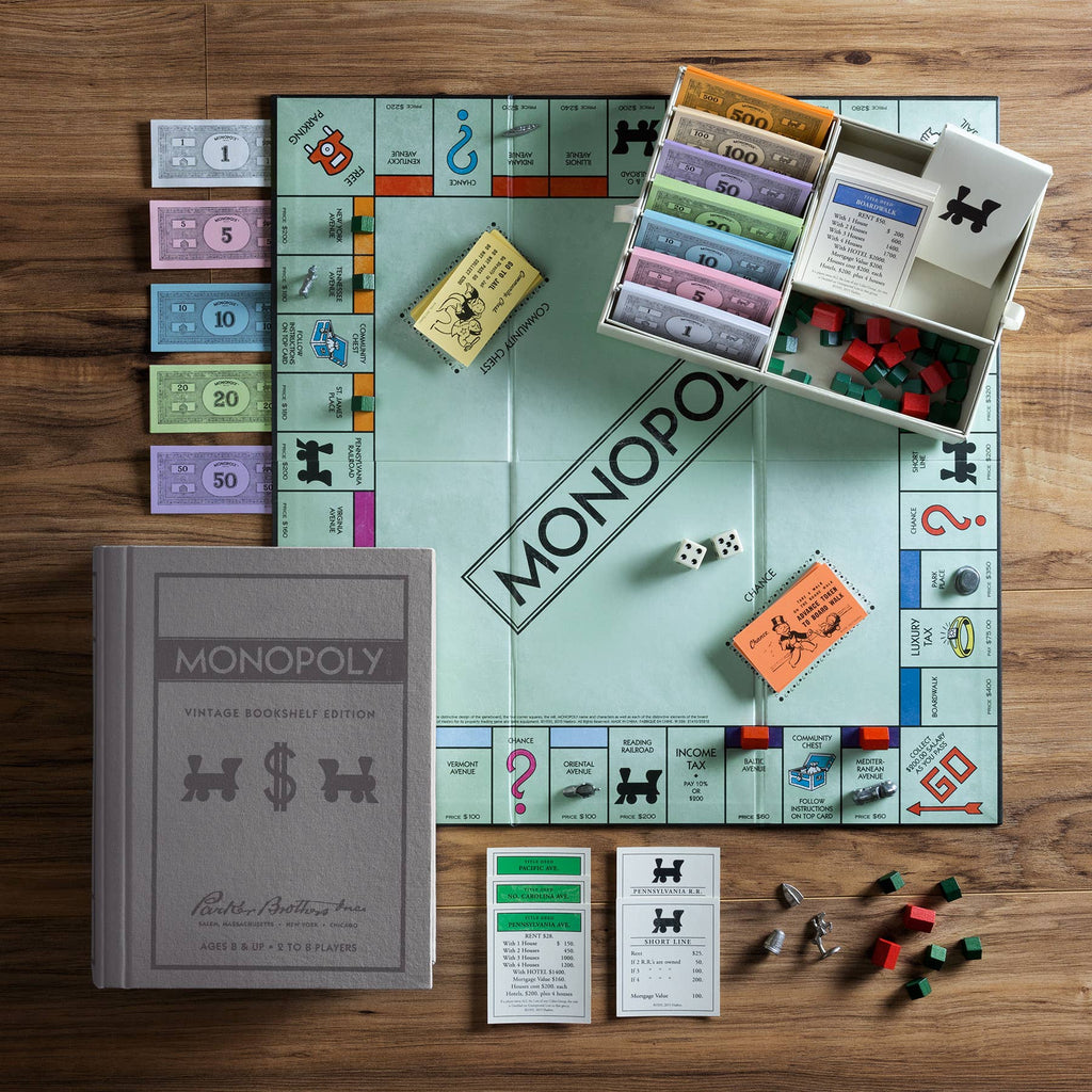 Board Game: Monopoly Vintage Bookshelf Edition