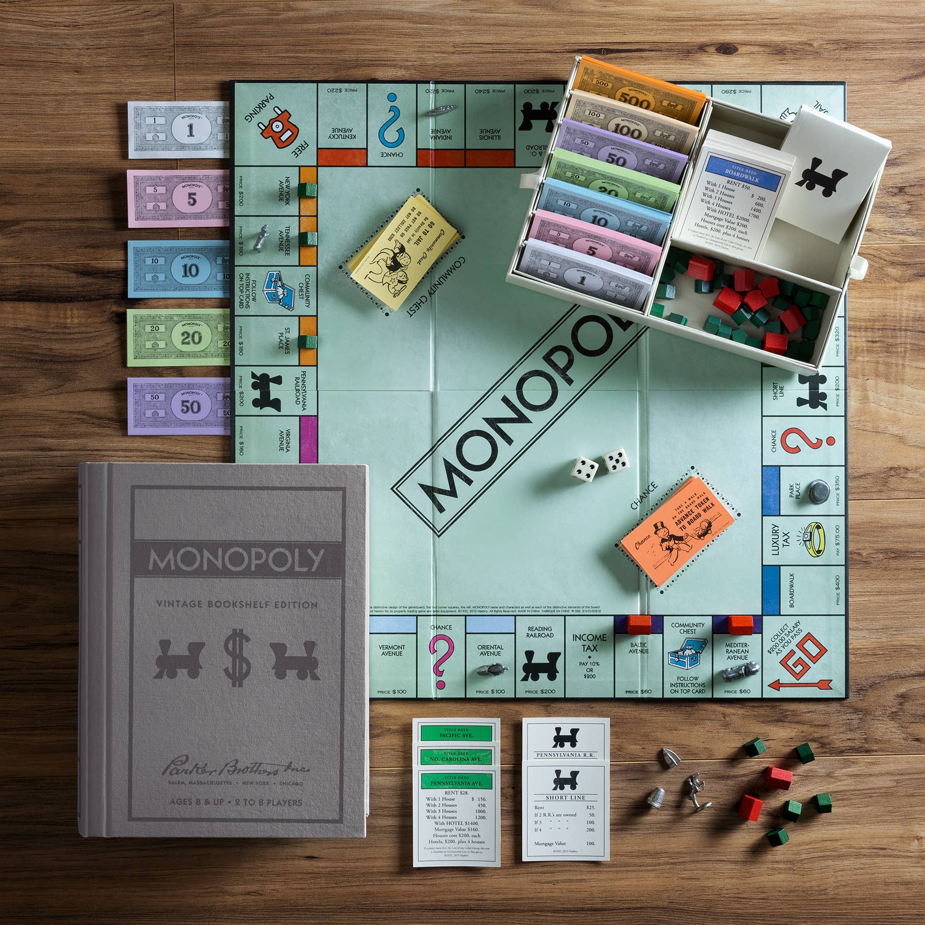 Board Game: Monopoly Vintage Bookshelf Edition